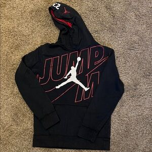Jordan Black and Red Hoodie